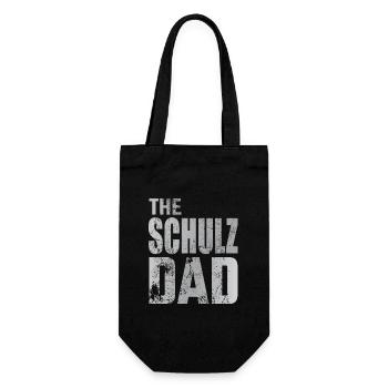 The Schulz Dad for Fathers Family Men Vatertag - Geschenkbeutel für Flaschen - Schwarz - Vorne