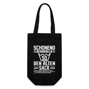 50e anniversaire Gâtez doucement - Sac à bouteille - noir - Devant