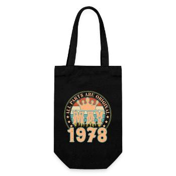 Mai 1978. Cadeau d’anniversaire mai 1978. May 1978 - Sac à bouteille - noir - Devant