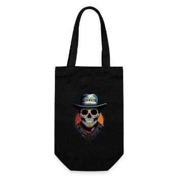 Dia De Muertos Sugar Skull Mexico Holiday - Gift Bag for Bottles - black - Front