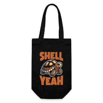 Sulcata Tortoise Tortoise Gift Tortoises - Gift Bag for Bottles - black - Front