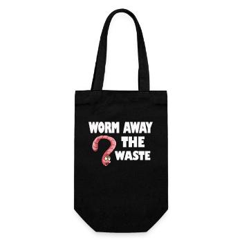Vermicompost Fermier Vermicompost Mignon Hommes Femmes - Sac à bouteille - noir - Devant