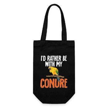 Parakeet, Parrot, Parakeet, Bird - Gift Bag for Bottles - black - Front