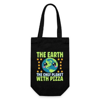 Astronomie Mignonne Planète Système Solaire Galaxie - Sac à bouteille - noir - Devant