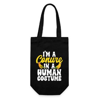 Parakeet, Parrot, Parakeet, Bird - Gift Bag for Bottles - black - Front
