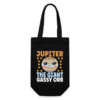 Astronomie Mignonne Planète Système Solaire Galaxie - Sac à bouteille - noir - Devant