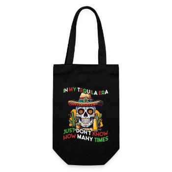 Lustige Tequila Era Cinco De Mayo Mexiko Design - Geschenkbeutel für Flaschen - Schwarz - Vorne