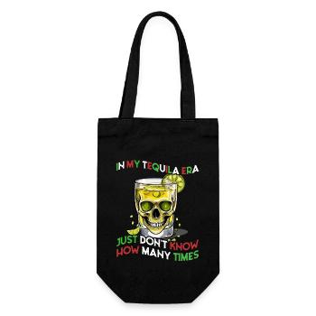 Funny Tequila Era Cinco De Mayo Mexico Design - Gift Bag for Bottles - black - Front