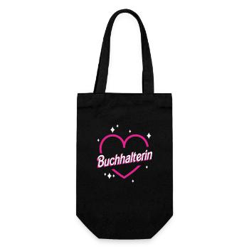 Accounting heartfelt gift idea for - Gift Bag for Bottles - black - Front