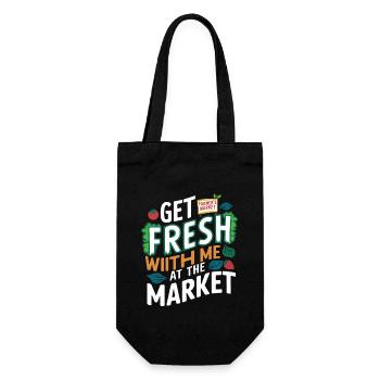 Marché fermier Agriculture Alimentation - Sac à bouteille - noir - Devant