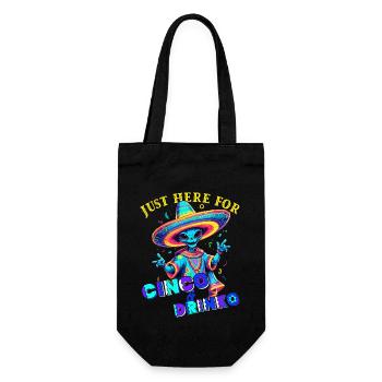Funny Fiesta Alien Mexican Holiday - Gift Bag for Bottles - black - Front