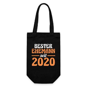 Meilleur mari de la Saint-Valentin depuis 2020 - Sac à bouteille - noir - Devant