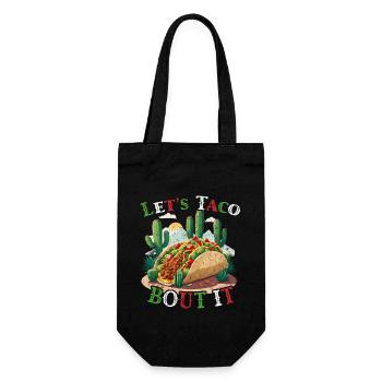 Cinco De Mayo Lustiger Taco Spruch Mexikanisch - Geschenkbeutel für Flaschen - Schwarz - Vorne