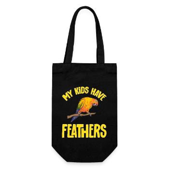 Parakeet, Parrot, Parakeet, Bird - Gift Bag for Bottles - black - Front