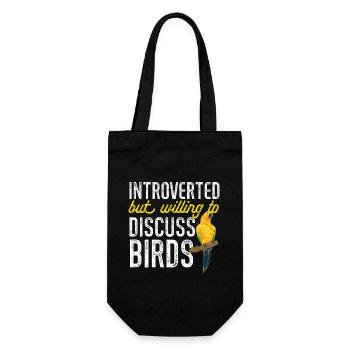 Parakeet, Parrot, Parakeet, Bird - Gift Bag for Bottles - black - Front