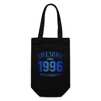 Décembre 1996 - Anniversaire en décembre Génial - Sac à bouteille - noir - Devant
