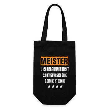 Master - Gift Bag for Bottles - black - Front