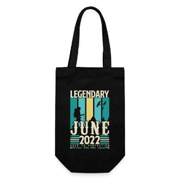 cadeau Anniversaire Juin 2022, Vintage juin 2022. - Sac à bouteille - noir - Devant