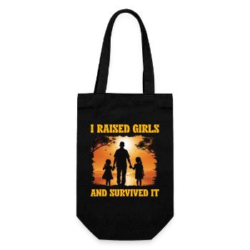 J’ai élevé des filles et j’y ai survécu - Sac à bouteille - noir - Devant