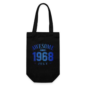 Juillet 1968 - Anniversaire en juillet Génial - Sac à bouteille - noir - Devant