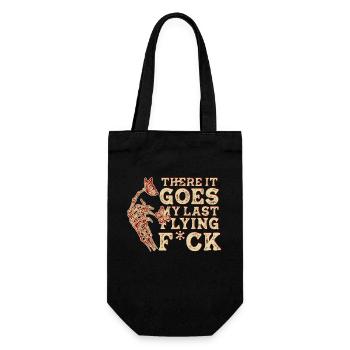 There It Goes My Last Flying F - Gift Bag for Bottles - black - Front