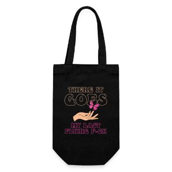 There It Goes My Last Flying F - Gift Bag for Bottles - black - Front