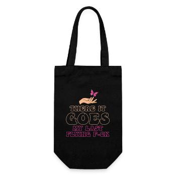 There It Goes My Last Flying F - Gift Bag for Bottles - black - Front