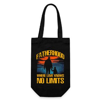 Une paternité où l’amour ne connaît pas de limites - Sac à bouteille - noir - Devant