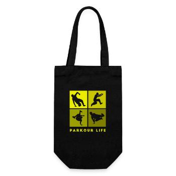 Parkour-Life Freerunning Freerunner - Gift Bag for Bottles - black - Front