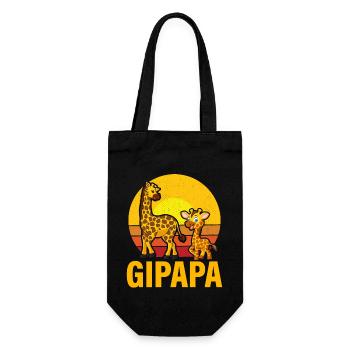 Gipapa - Geschenkbeutel für Flaschen - Schwarz - Vorne