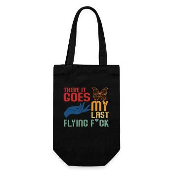 There It Goes My Last Flying F - Gift Bag for Bottles - black - Front