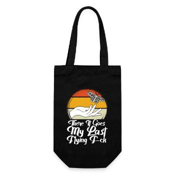 There It Goes My Last Flying F - Gift Bag for Bottles - black - Front