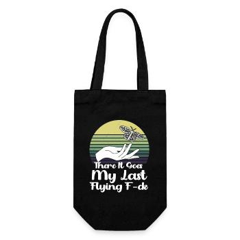 There It Goes My Last Flying F - Gift Bag for Bottles - black - Front