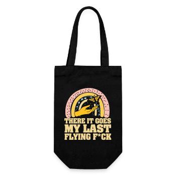 There It Goes My Last Flying F - Gift Bag for Bottles - black - Front