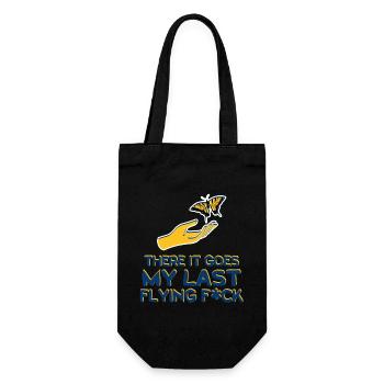 There It Goes My Last Flying F - Gift Bag for Bottles - black - Front