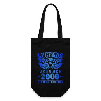 Legends est né en octobre 2000 Anniversaire - Sac à bouteille - noir - Devant