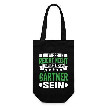 Jardinier Jardin Horticulture Paysagiste Jardinier Dicton - Sac à bouteille - noir - Devant
