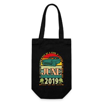 cadeau anniversaire juin 2019. Juin 2019 June 2019 - Sac à bouteille - noir - Devant