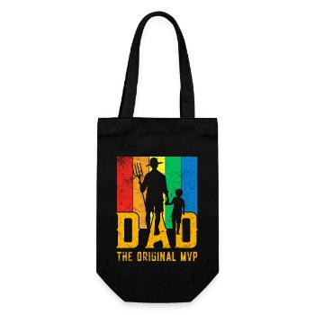 Papa das Original - Geschenkbeutel für Flaschen - Schwarz - Vorne