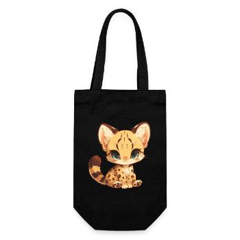 Chats dorés Chat doré - Sac à bouteille - noir - Devant