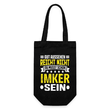 Beekeeper - Gift Bag for Bottles - black - Front