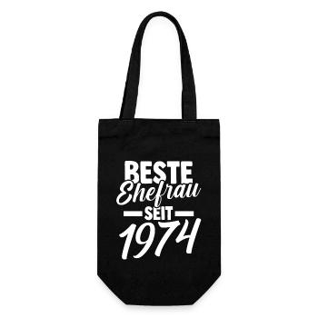 Meilleure épouse de la Saint-Valentin depuis 1974 - Sac à bouteille - noir - Devant