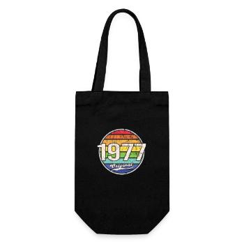 1977 Anniversaire Année Original - Sac à bouteille - noir - Devant