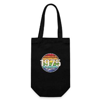 1975 Anniversaire Année Original - Sac à bouteille - noir - Devant