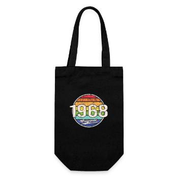 1968 Anniversaire Année Original - Sac à bouteille - noir - Devant