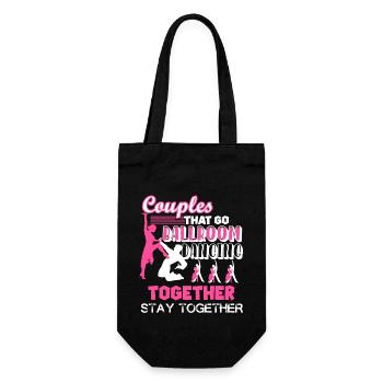 Ballroom Dance Couples Ballroom Dancing Together - Gift Bag for Bottles - black - Front