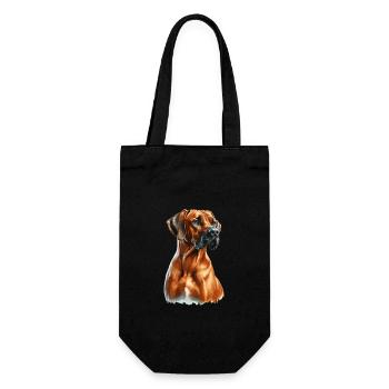 Aquarelle Rhodesian Ridgeback - Sac à bouteille - noir - Devant