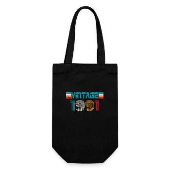 Millésime anniversaire 1991 - Sac à bouteille - noir - Devant