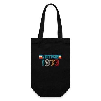 Millésime anniversaire 1973 - Sac à bouteille - noir - Devant