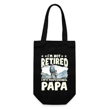 Je ne suis pas à la retraite, je suis un papa professionnel - Sac à bouteille - noir - Devant
